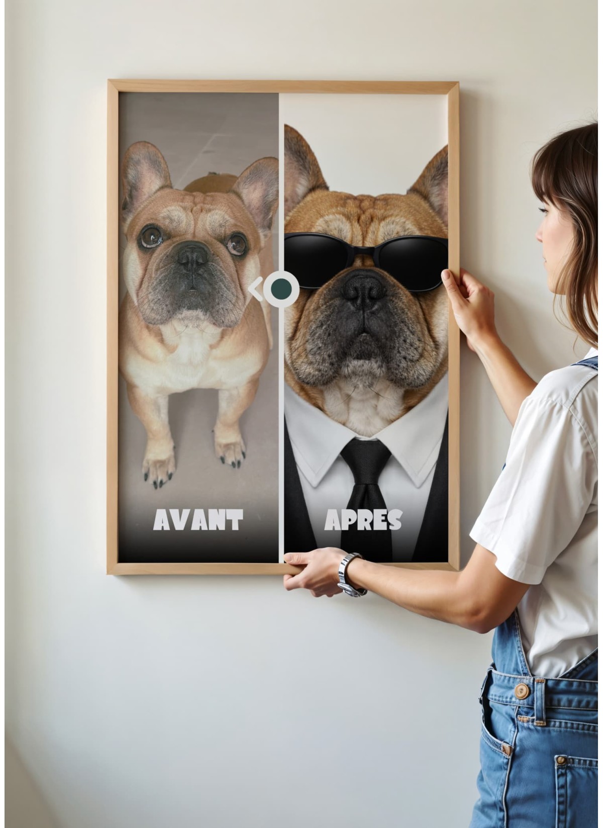 Affiche animaux style agent secret