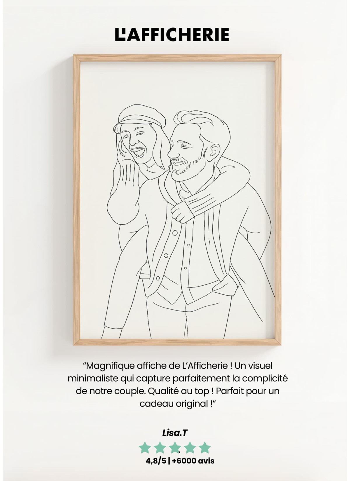 Affiche Personnalisée Line Art