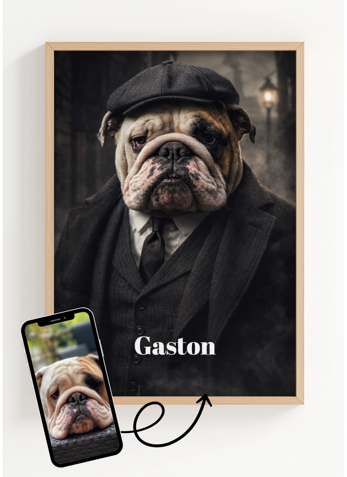 Affiche animaux style gangster