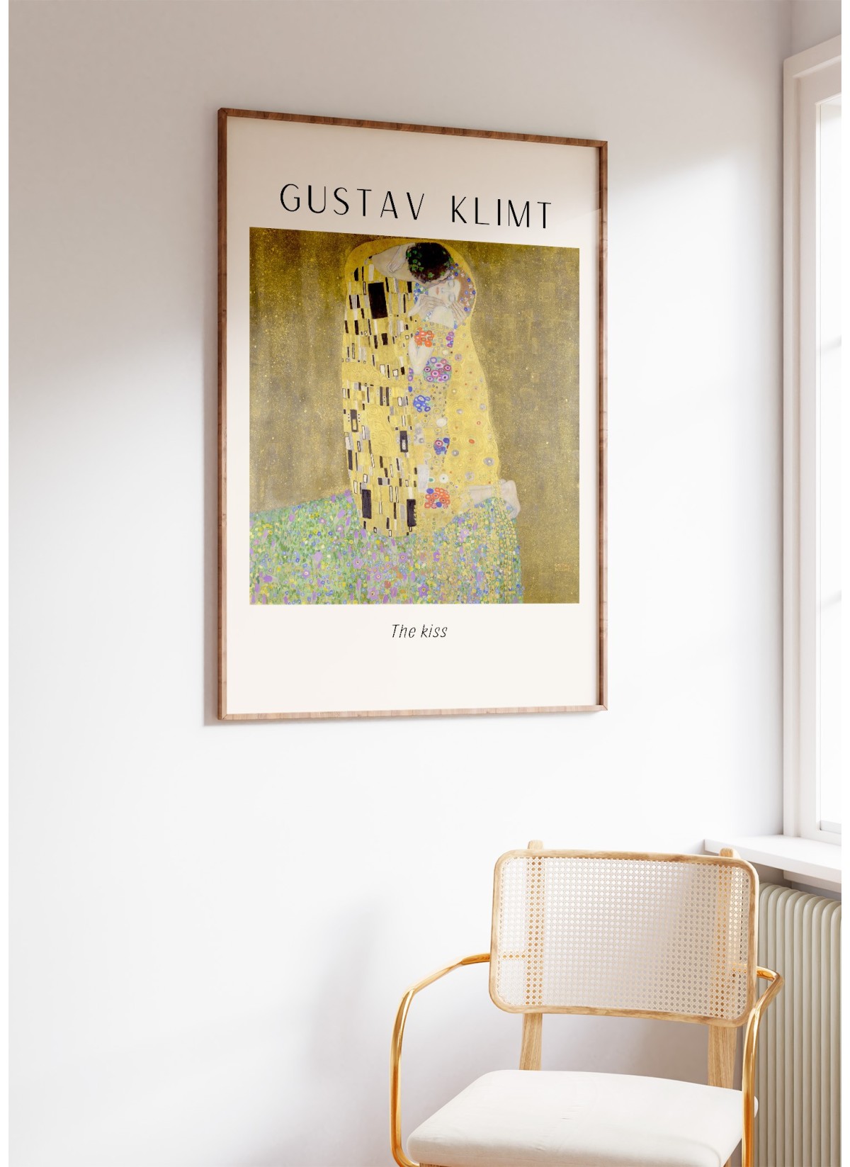 Affiche Gustav Klimt « The kiss »