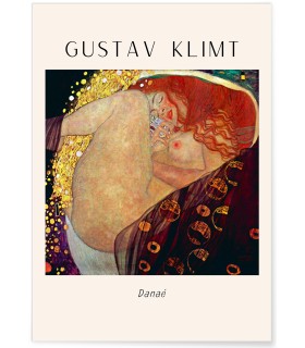 Affiche Gustav Klimt « Danaé »