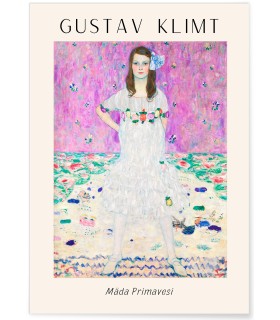 Affiche Gustav Klimt « Mâda Primavesi »