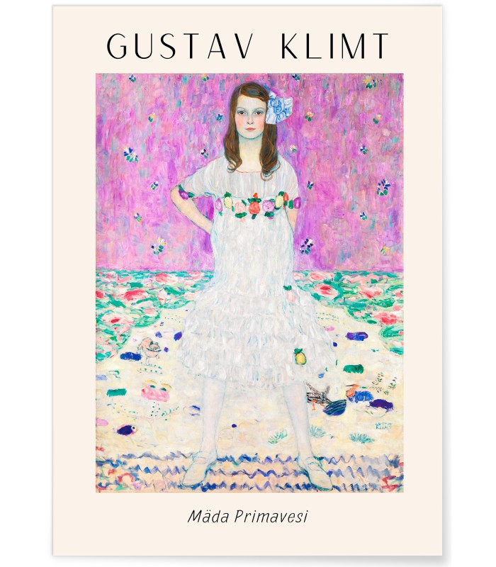 Affiche Gustav Klimt « Mâda Primavesi »