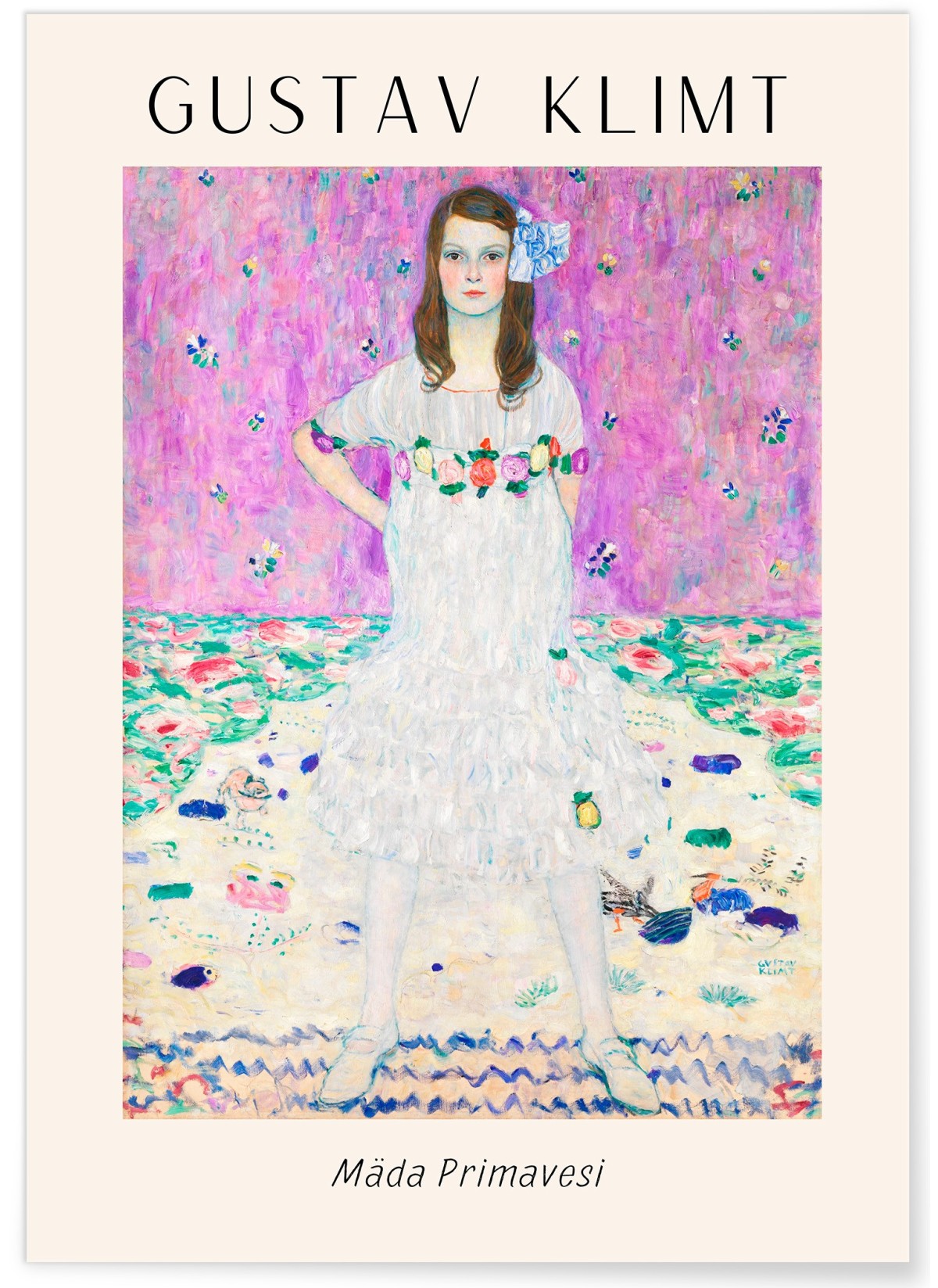 Affiche Gustav Klimt « Mâda Primavesi »