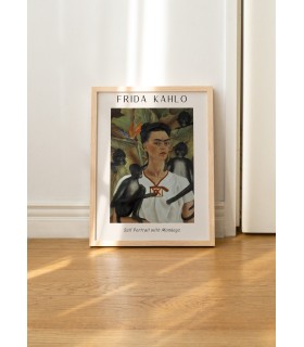 Affiche Frida Kahlo « Self Portrait with Monkeys »