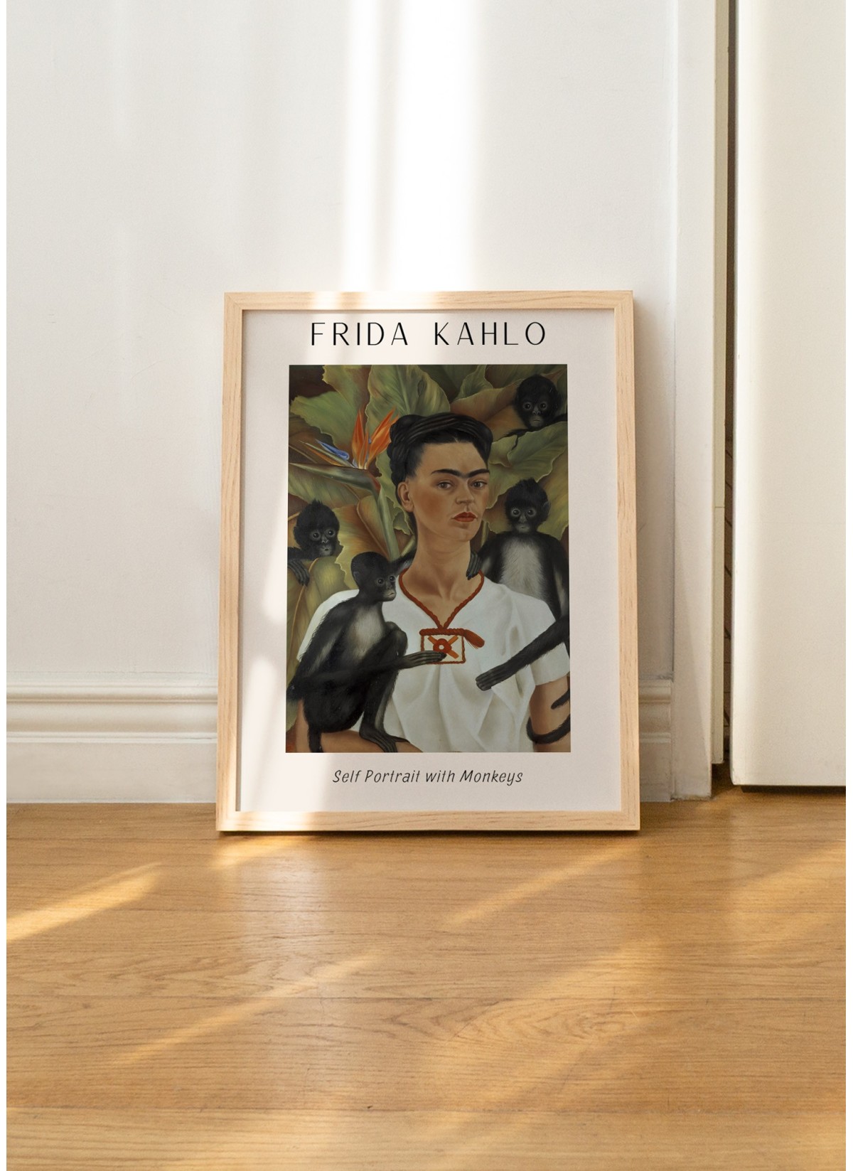 Affiche Frida Kahlo « Self Portrait with Monkeys »