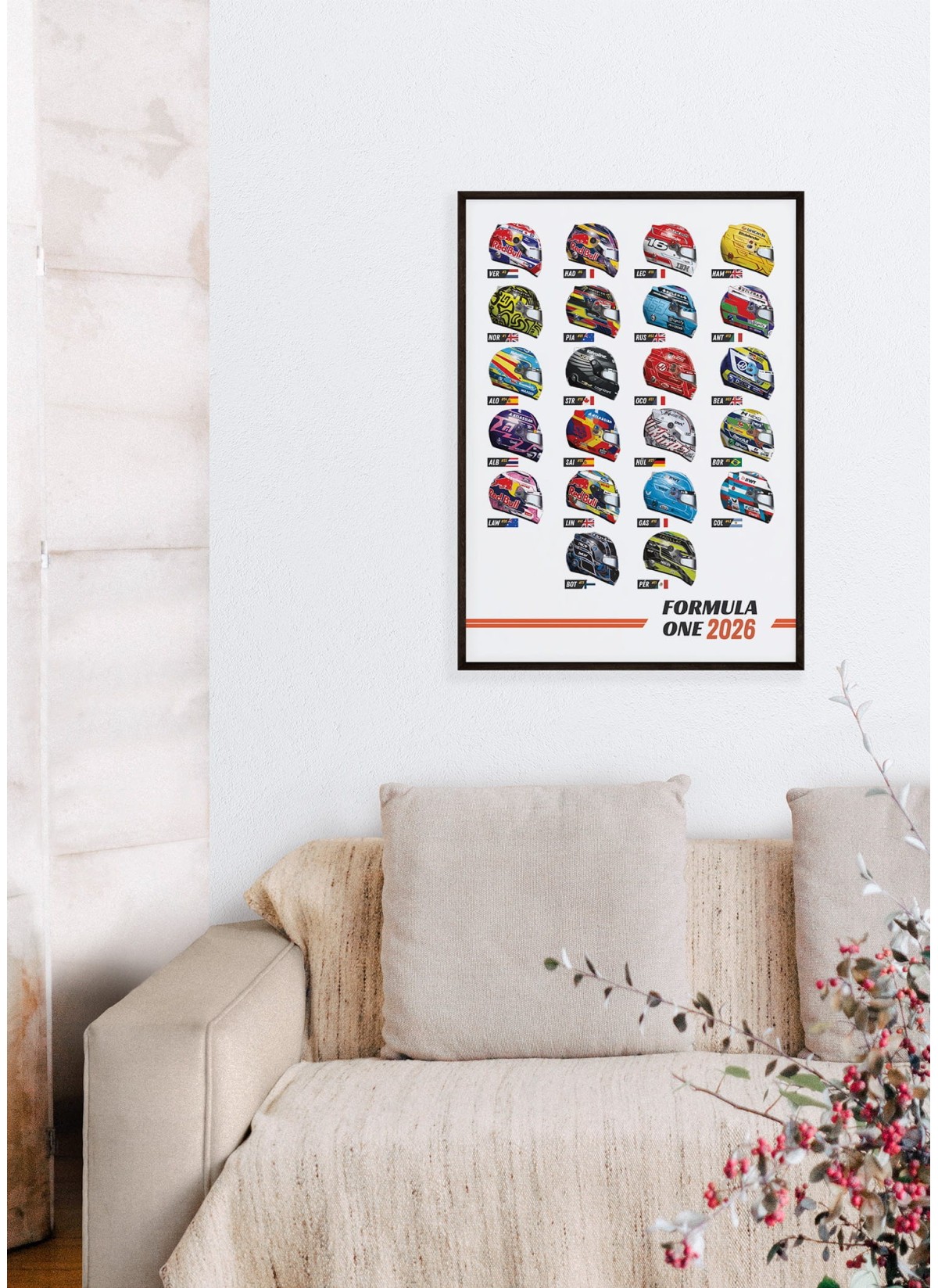 Affiche Championnat Formule 1 2026