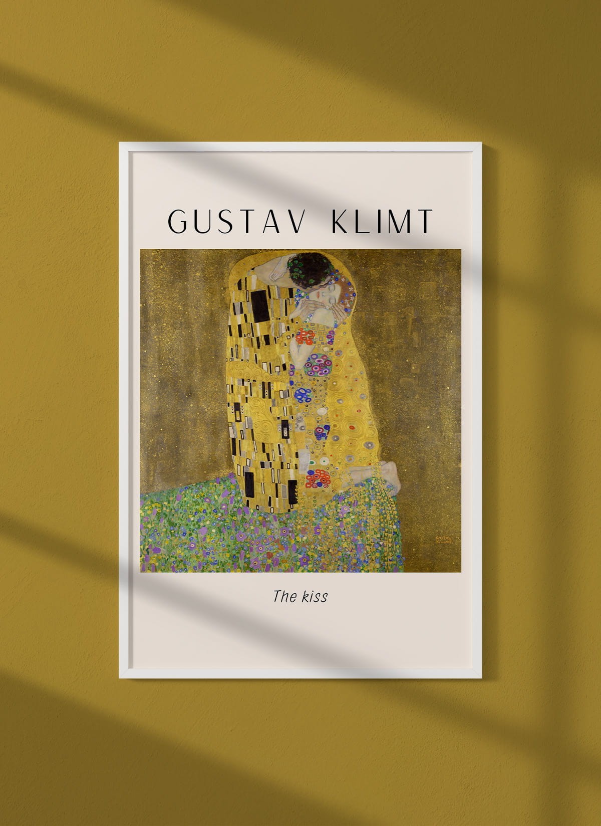 Affiche Gustav Klimt « The kiss »