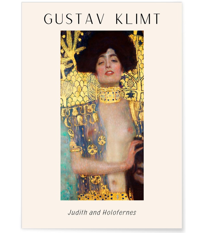Affiche Gustav Klimt « Judith and Holofernes »
