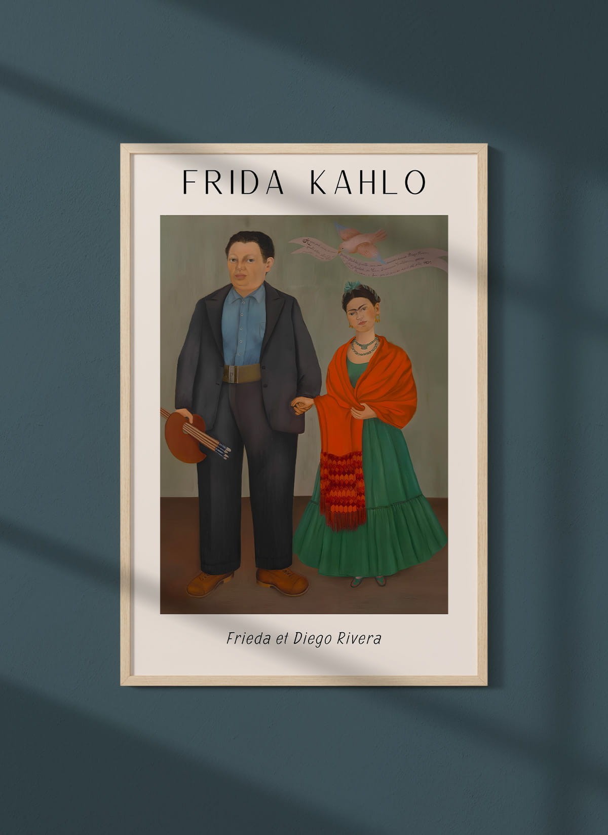 Affiche Frida Kahlo « Frieda and Diego Rivera »