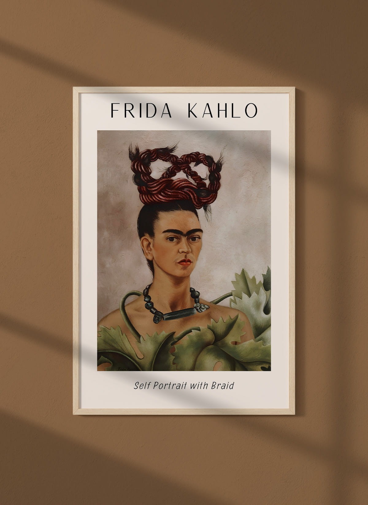 Affiche Frida Kahlo « Self Portrait with Braid »