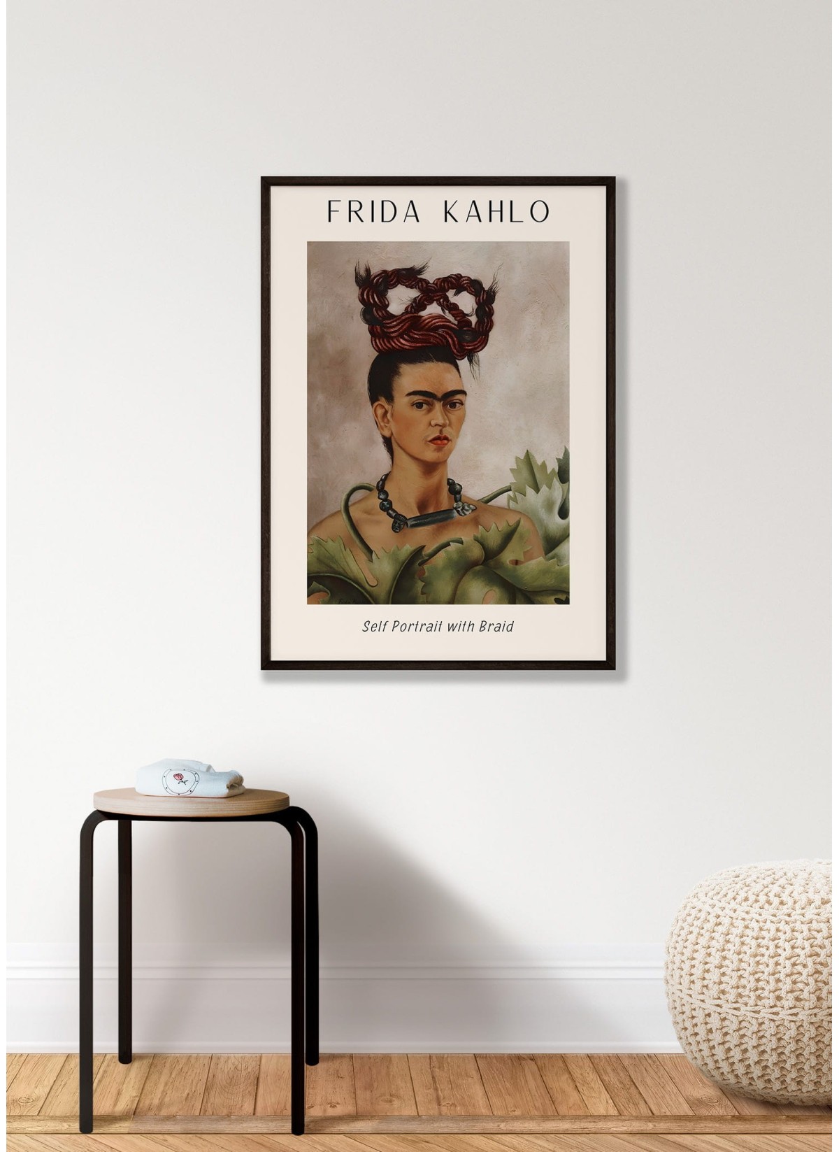 Affiche Frida Kahlo « Self Portrait with Braid »