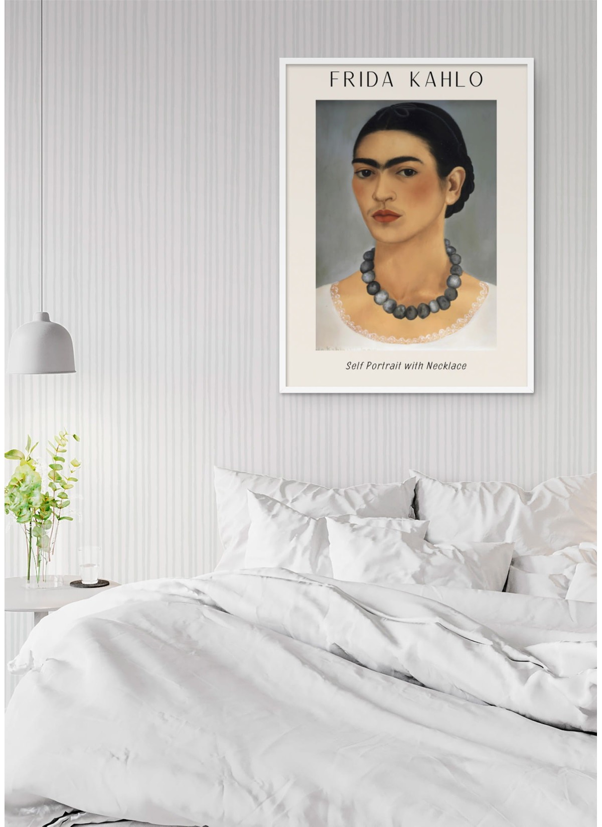 Affiche Frida Kahlo « Self Portrait with Necklace »