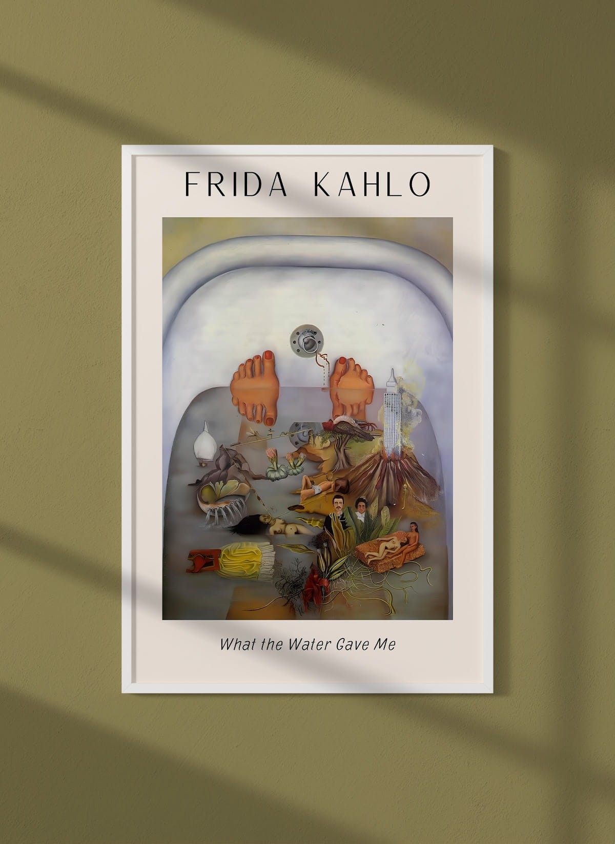 Affiche Frida Kahlo « What the Water Gave Me »