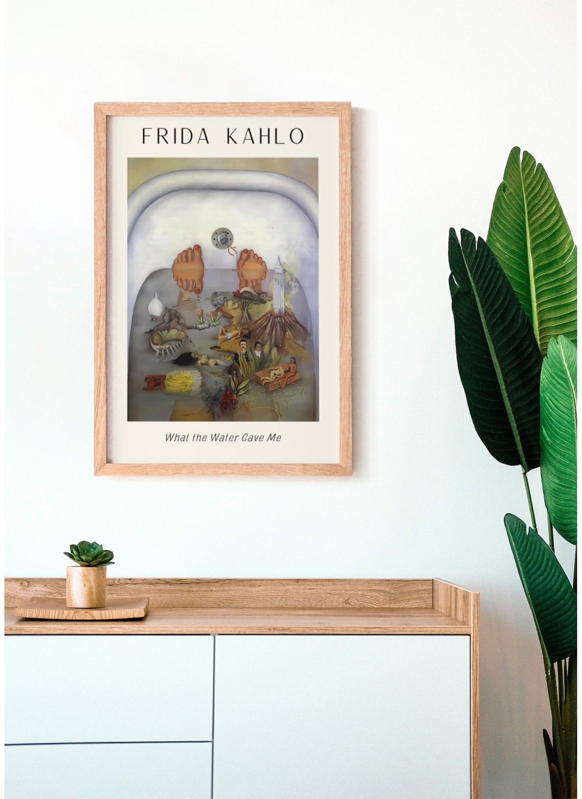 Affiche Frida Kahlo « What the Water Gave Me »
