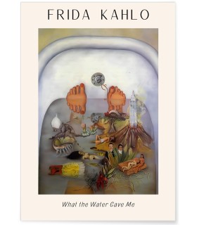 Affiche Frida Kahlo « What the Water Gave Me »