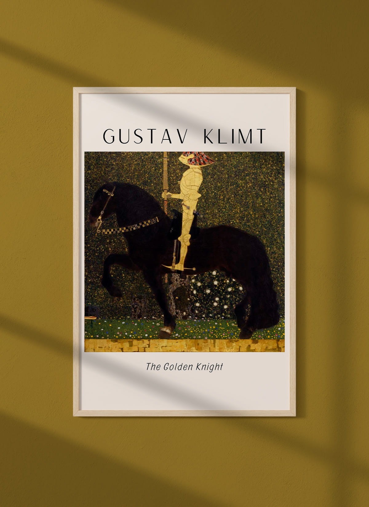Affiche Gustav Klimt « The Golden Knight »