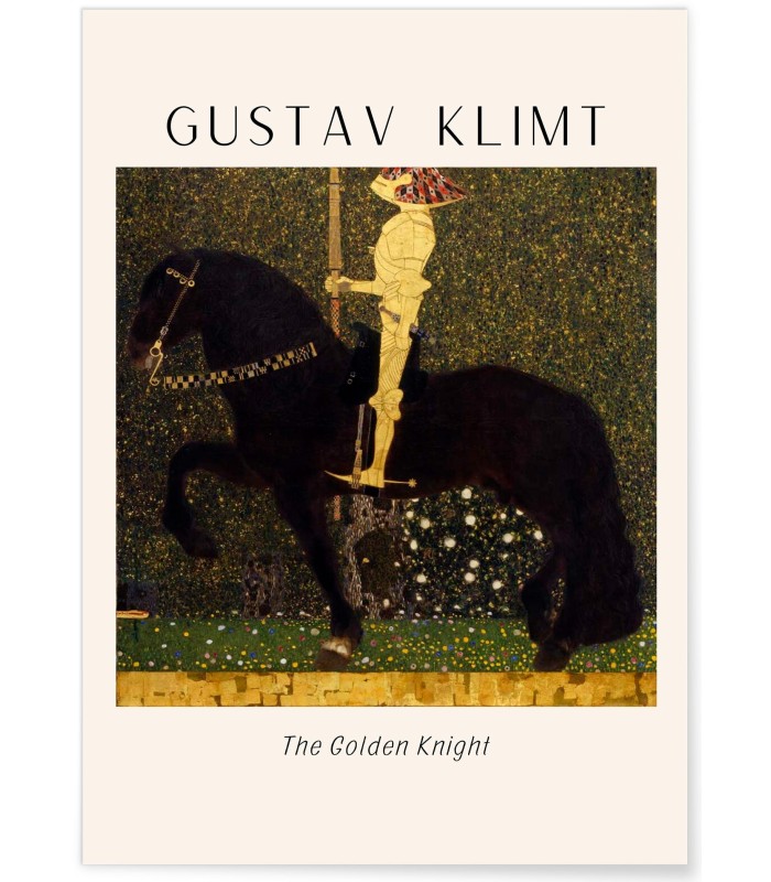 Affiche Gustav Klimt « The Golden Knight »