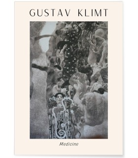 Affiche Gustav Klimt « Medicine »
