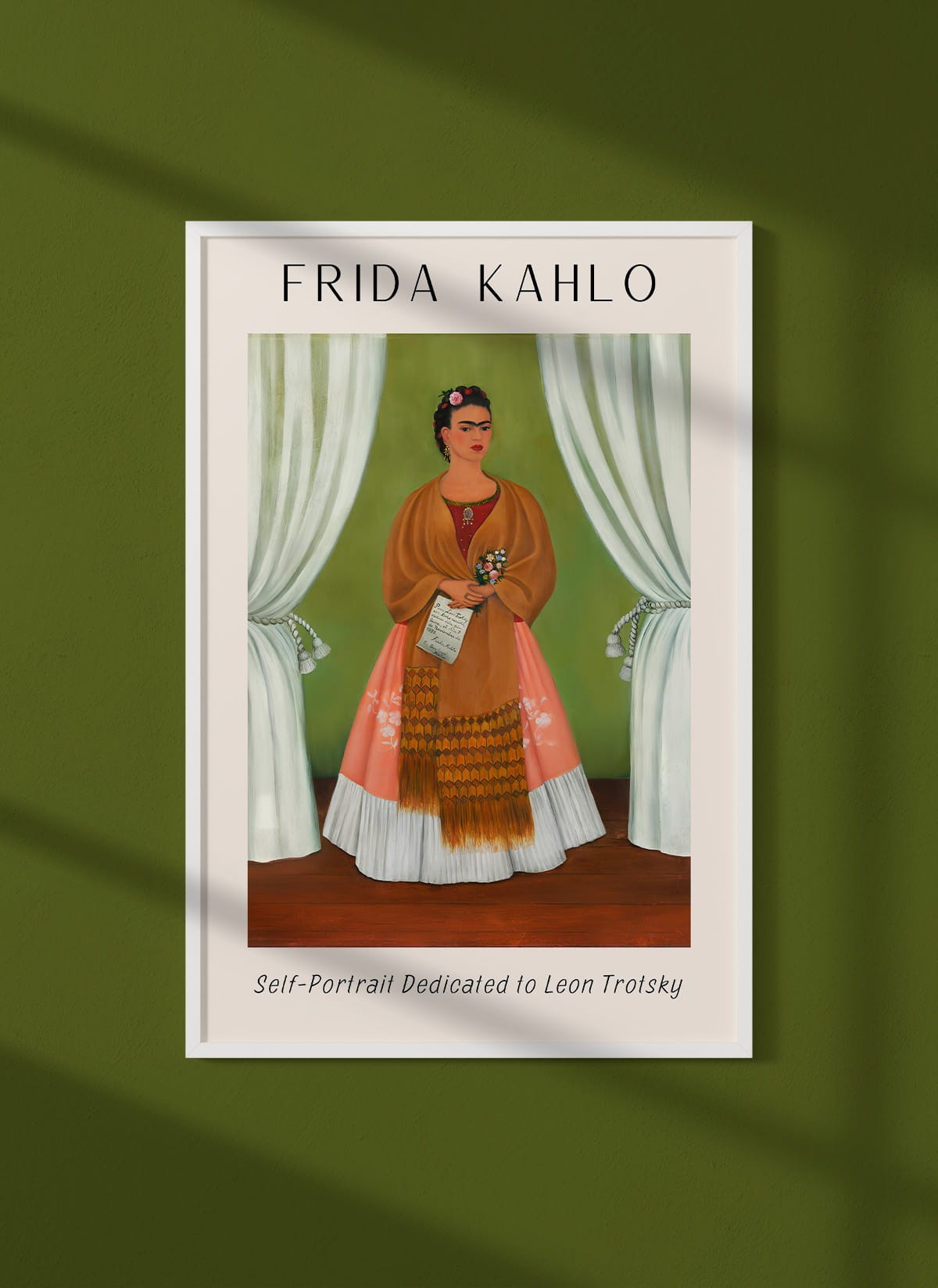 Affiche Frida Kahlo « Self-Portrait Dedicated to Leon Trotsky »