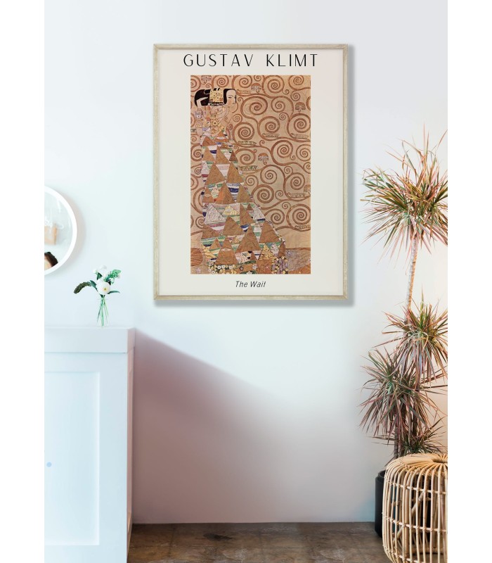 Affiche Gustav Klimt « The Wait »