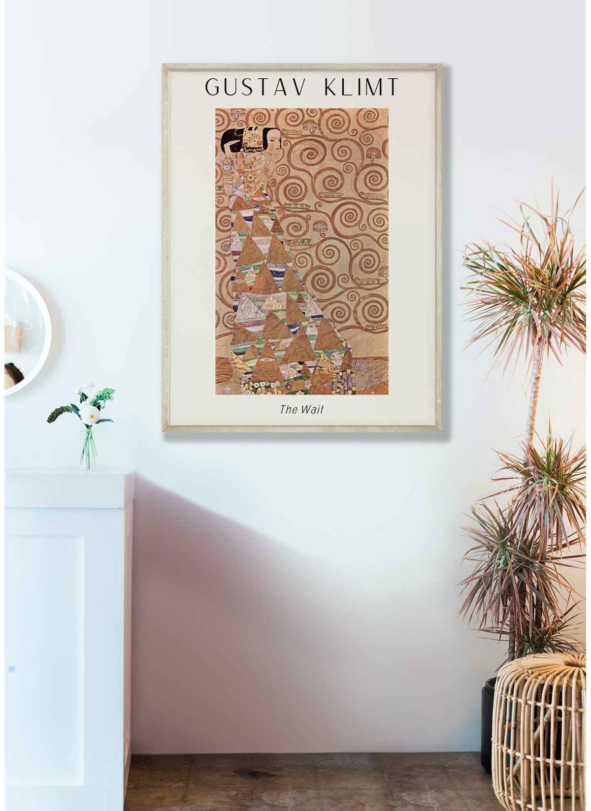 Affiche Gustav Klimt « The Wait »