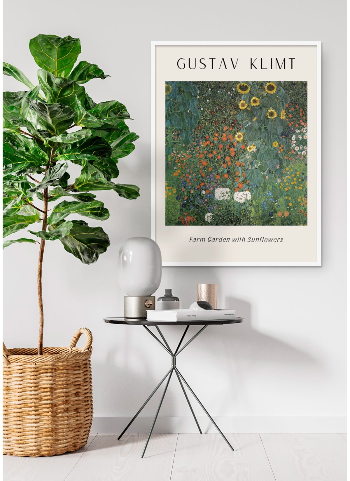 Affiche Gustav Klimt « Farm Garden with Sunflowers »