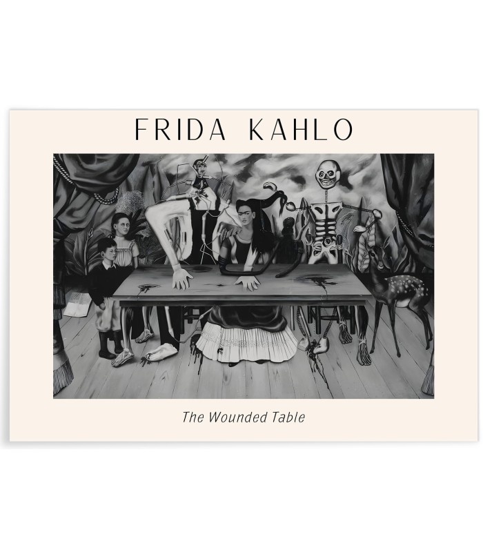 Affiche Frida Kahlo « The Wounded Table »