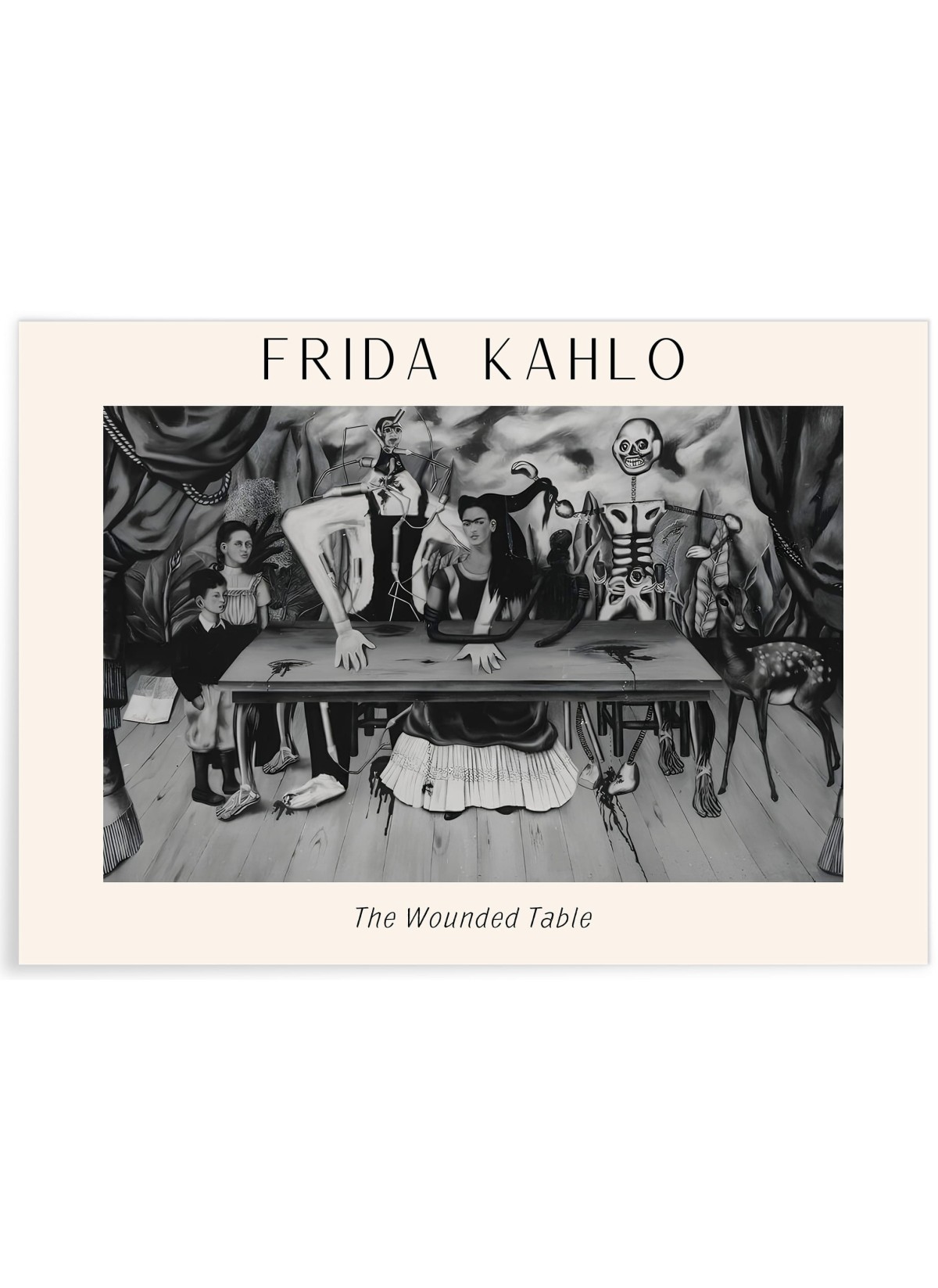 Affiche Frida Kahlo « The Wounded Table »