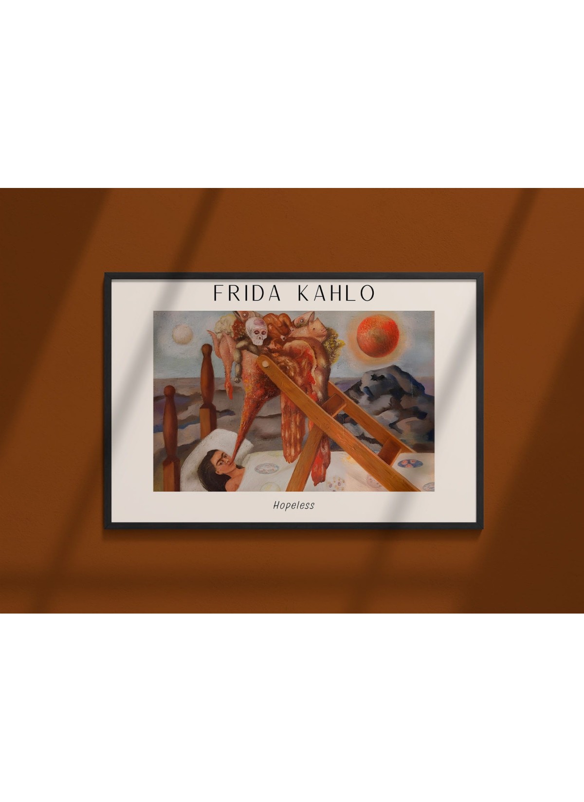 Affiche Frida Kahlo « Hopeless »