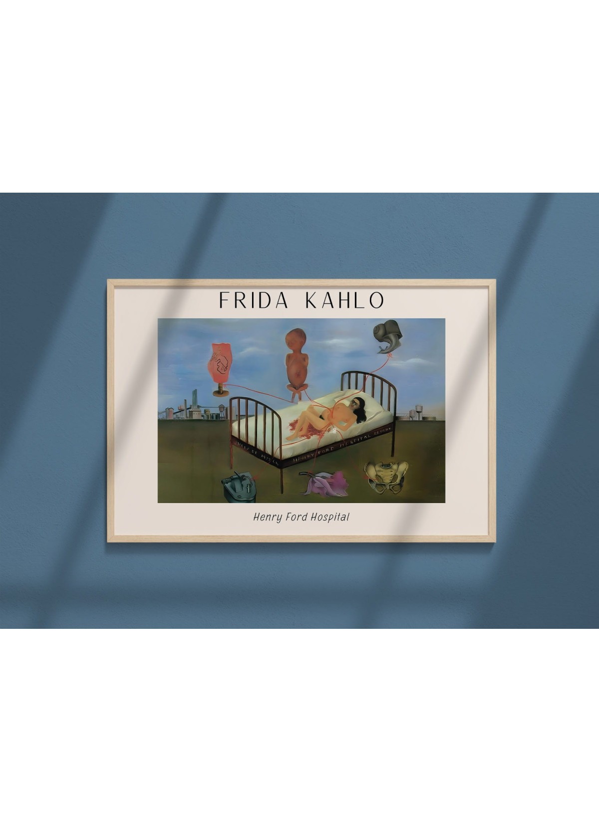 Affiche Frida Kahlo « Henry Ford Hospital »
