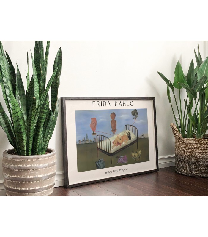 Affiche Frida Kahlo « Henry Ford Hospital »