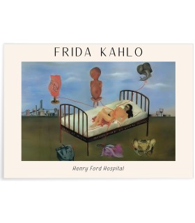 Affiche Frida Kahlo « Henry Ford Hospital »