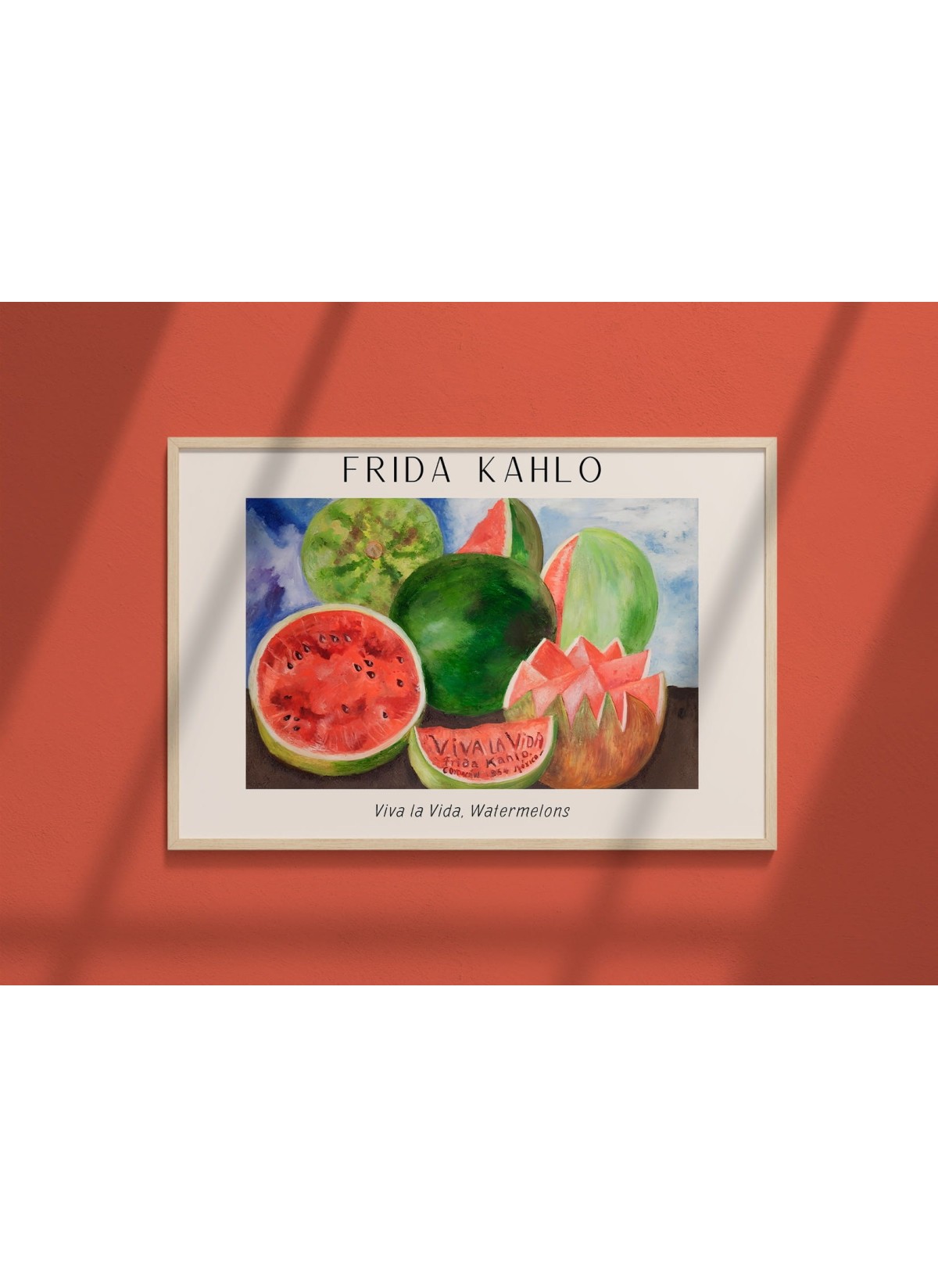 Affiche Frida Kahlo « Viva la Vida, Watermelons »