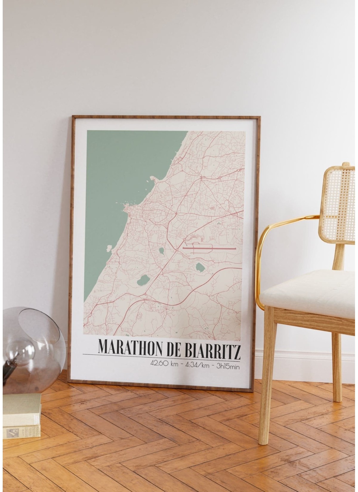 Affiche Running - Carte personnalisée