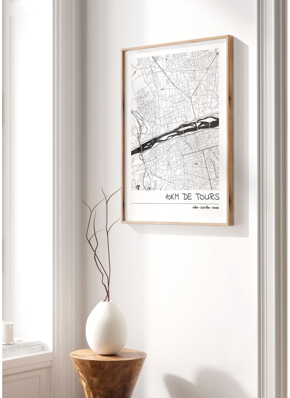 Affiche Running - Carte personnalisée