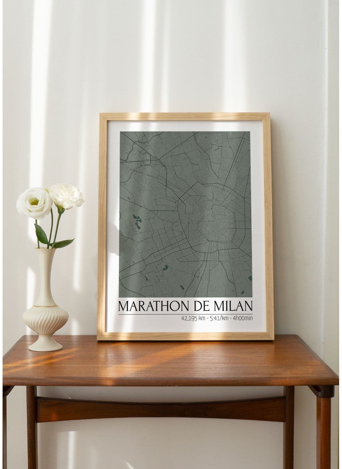 Affiche Running - Carte personnalisée