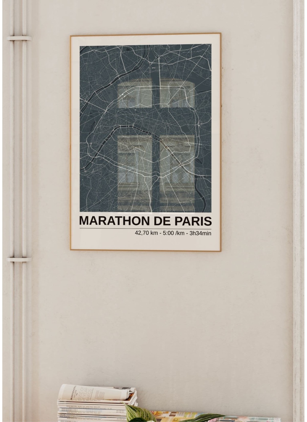 Affiche Running - Carte personnalisée