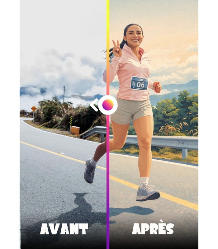 Affiche Running - Style Vintage Personnalisée