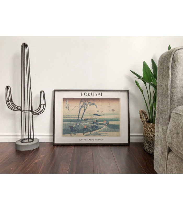 Affiche Hokusai "Ejiri in Suruga Province"