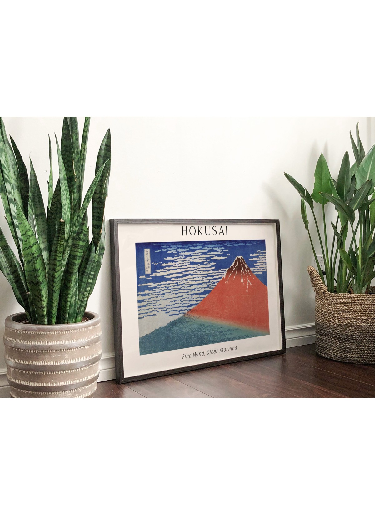 Affiche Hokusai "Fine Wind, Clear Morning"