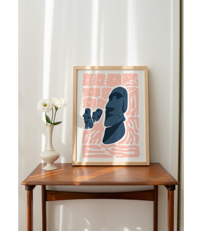 Affiche Chili Ahu Tongariki