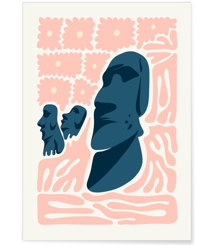 Affiche Chili Ahu Tongariki