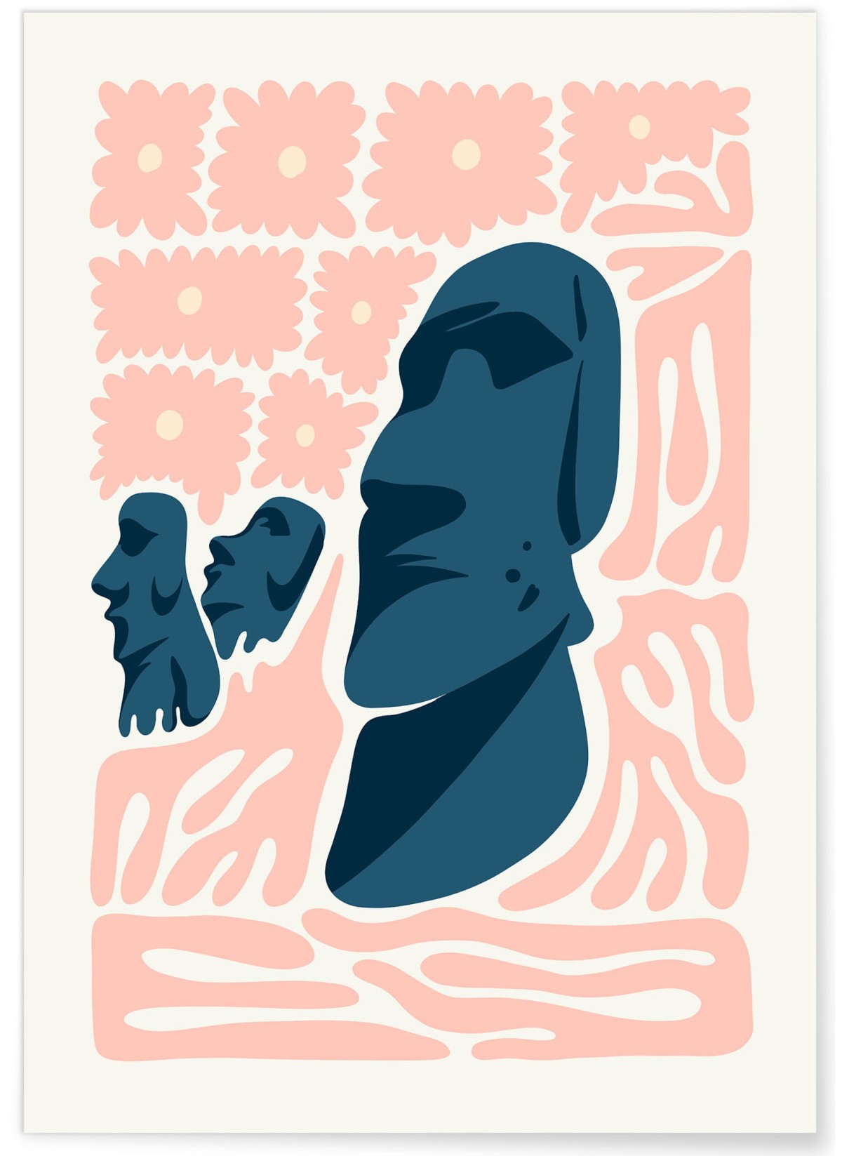 Affiche Chili Ahu Tongariki