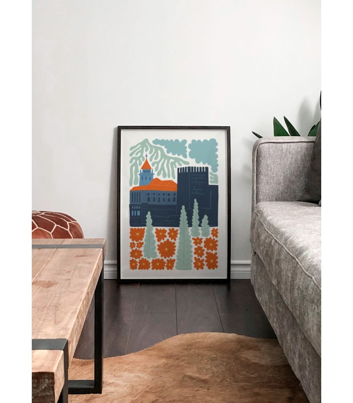 Affiche Espagne Alhambra