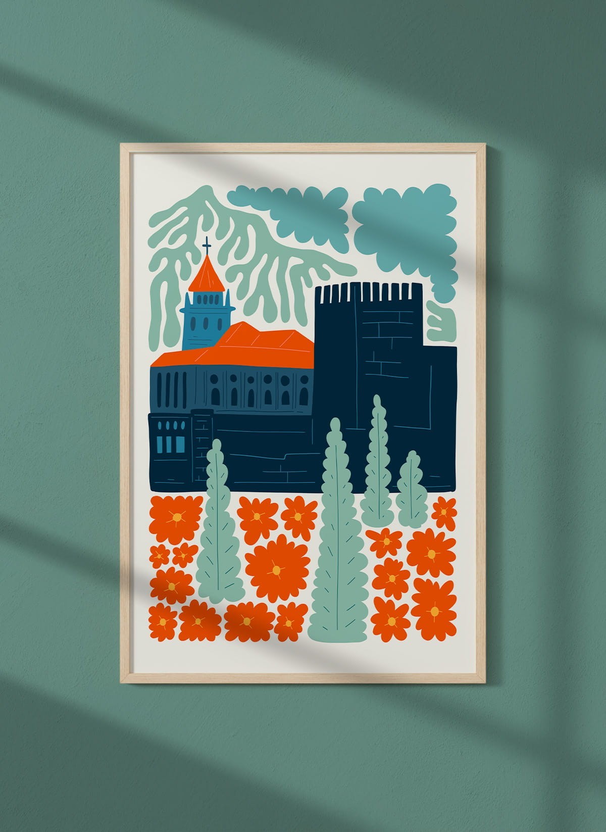 Affiche Espagne Alhambra