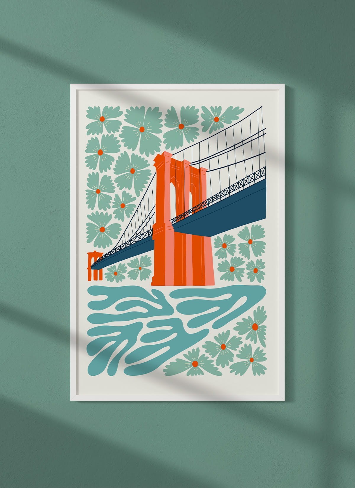 Affiche New York Brooklyn Bridge