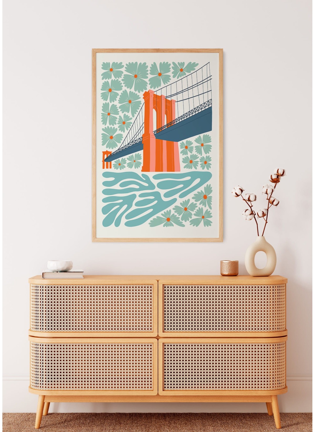 Affiche New York Brooklyn Bridge