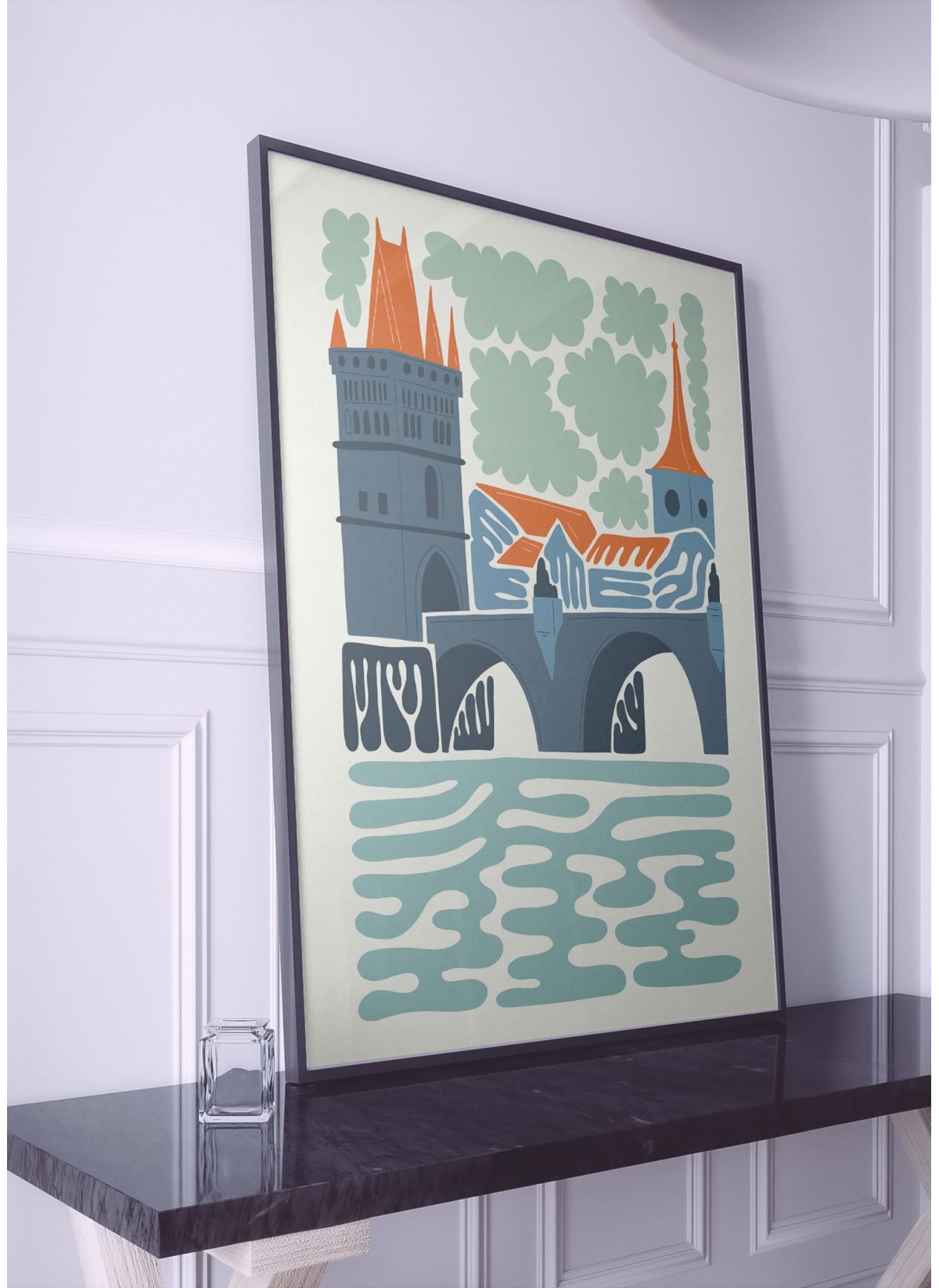 Affiche Prague Charles Bridge