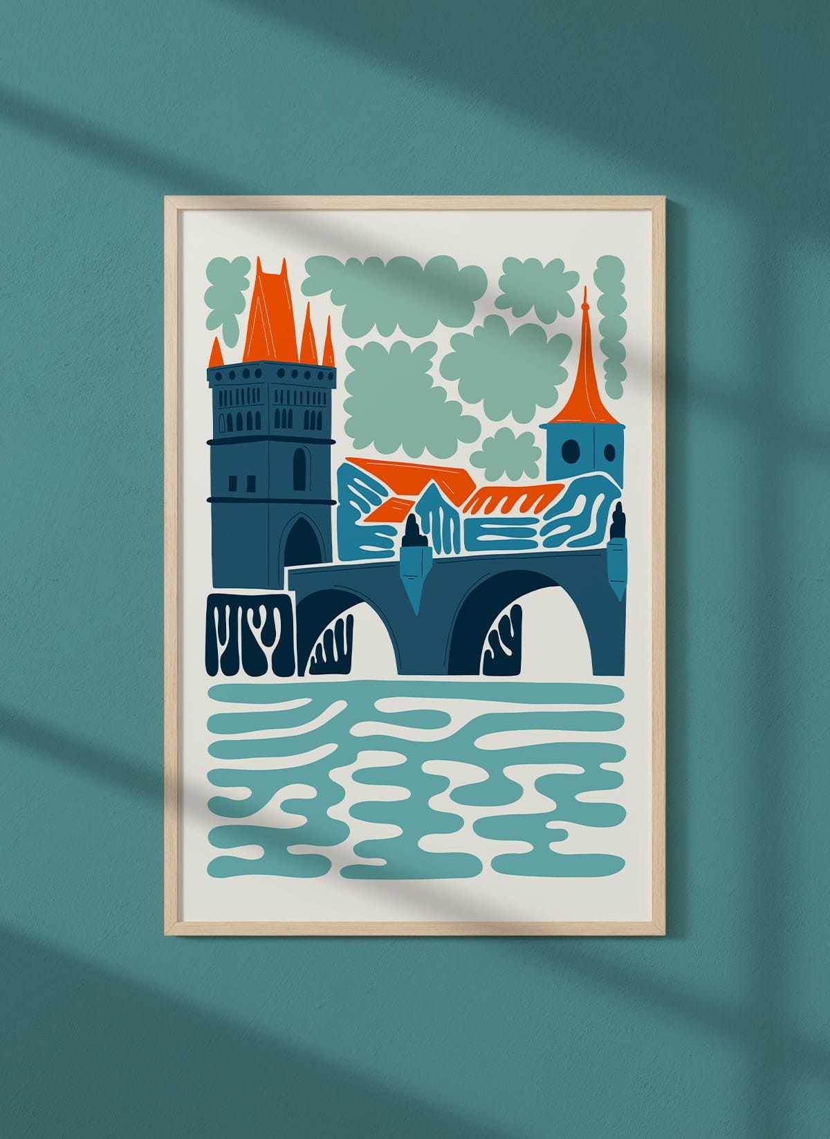 Affiche Prague Charles Bridge